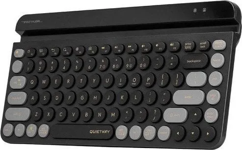 Tastierë A4Tech FStyler, wireless, US, e zezë dhe e hirtë - 1