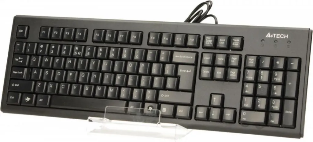Tastierë A4Tech KR-83, me kabllo, US, e zezë - 5