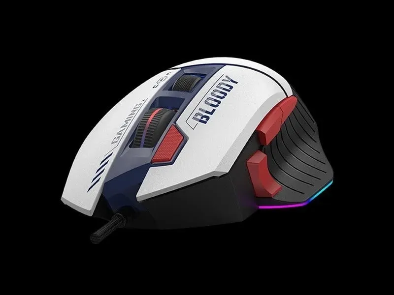 Maus A4 Tech W95Max, Gaming, i bardhë / i zi - 4
