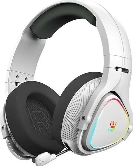 Kufje A4Tech Bloody MR710, Bluetooth 5.3, 2.4G, me kabllo, gri - 1