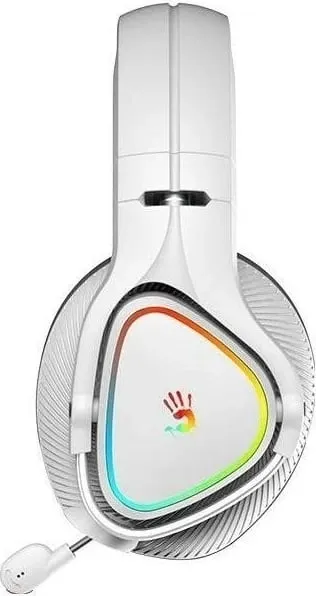 Kufje A4Tech Bloody MR710, Bluetooth 5.3, 2.4G, me kabllo, gri - 2