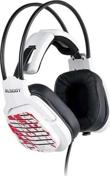 Kufje gaming A4Tech Bloody G565 Energy, virtual 7.1, USB, të bardha - 2