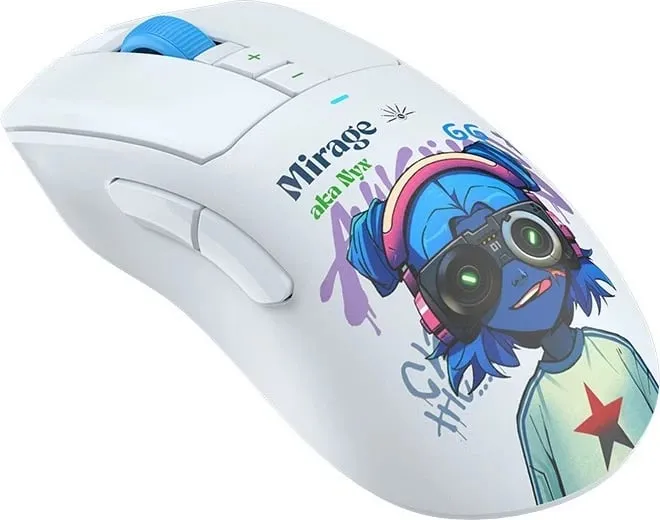 Maus gaming A4Tech Bloody R73 ULTRA DUO Nyx Mirage, pa tela, RGB, i bardhë - 5