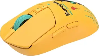 Maus A4Tech Bloody R72 ULTRA DUO Renegade Sunset, wireless, RGB, i verdhë