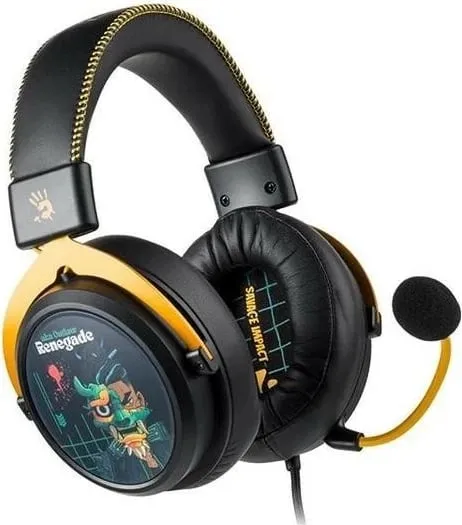 Kufje A4Tech Bloody M595, USB, 7.1 virtual, mikrofon AI-ENC, të zeza - 5