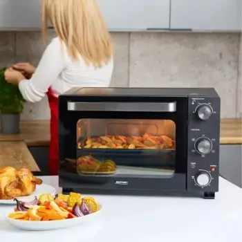 Furrë elektrike mini MPM MPE-14/T, 1300 W, e zezë