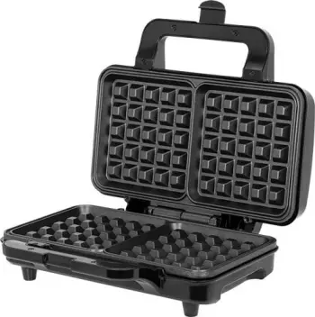 Makinë për waffle MPM MGO-20, 1000 W, e argjendë