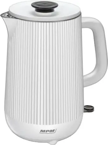 Ibrik elektrik MPM MCZ-115, 1.5 L, 1800 W, Bardhë