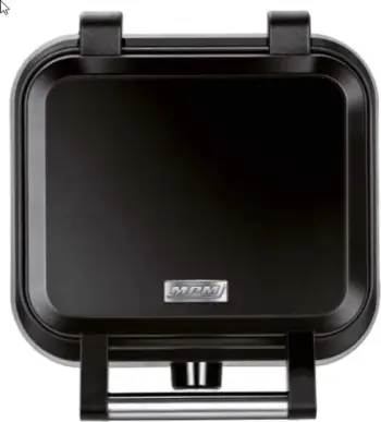 Makinë për waffle MPM MGO-40, 1500 W, e zezë