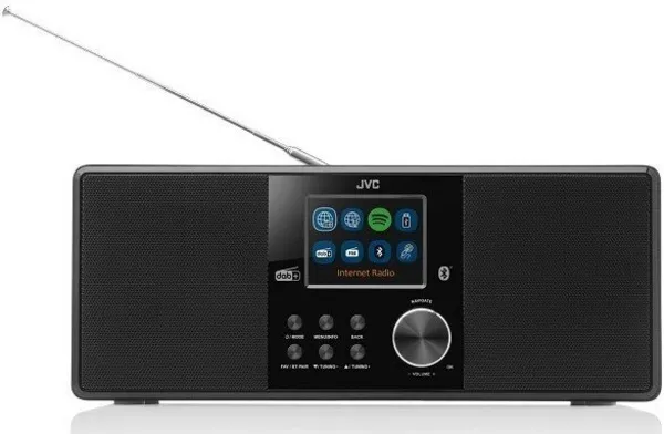 Radio JVC RA-E981B, e zezë - 3