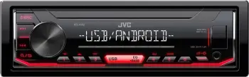 Radio JVC KD-X162, MP3/WMA/WAV/FLAC, USB, e zezë