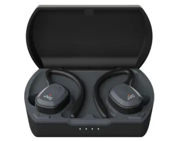Dëgjuese JVC HA-ET45T-B, Wireless, të zeza