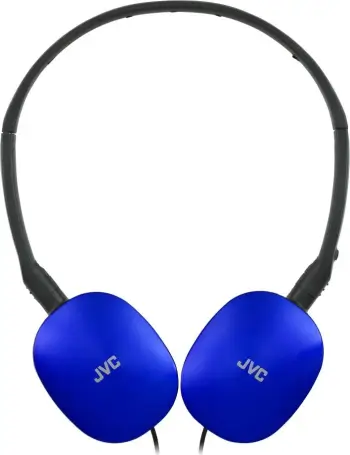 Kufje JVC HA-S160M-AU, me mikrofon, 1.2m kabllo, kaltër
