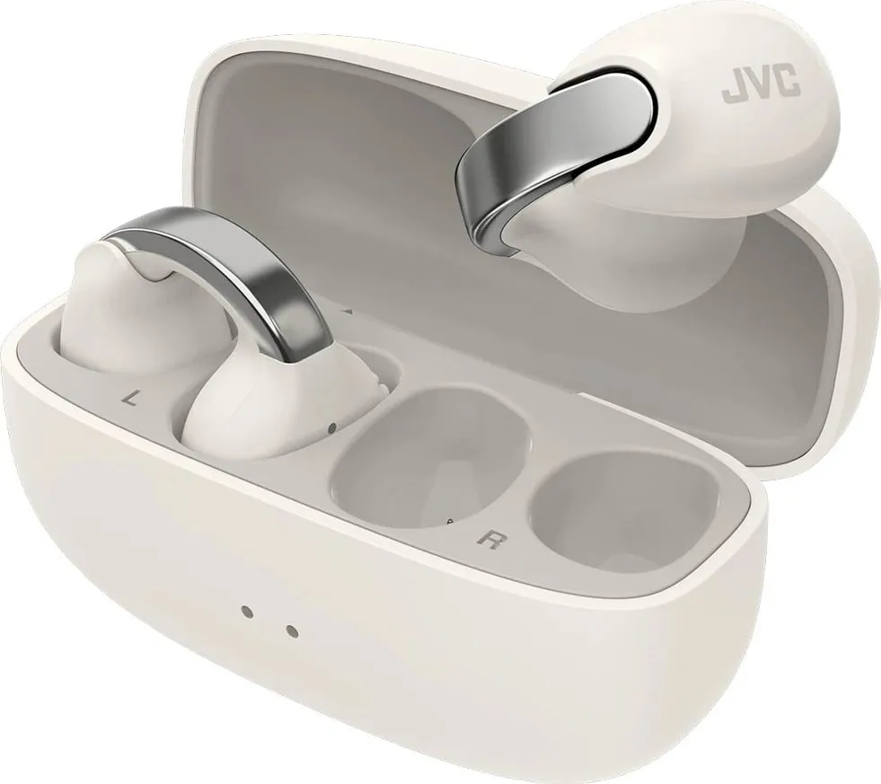 Kufje JVC HA-NP1TW, TWS earcuff, open-back, të bardha - 2