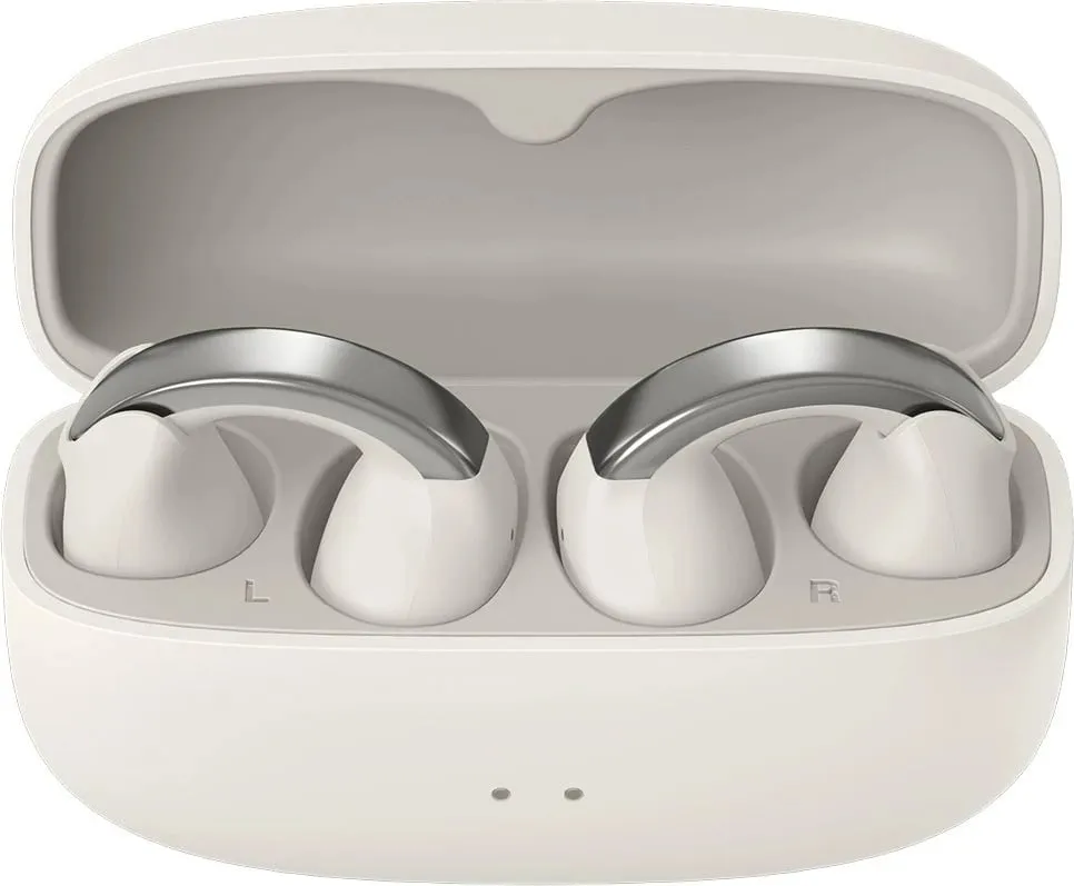 Kufje JVC HA-NP1TW, TWS earcuff, open-back, të bardha - 6