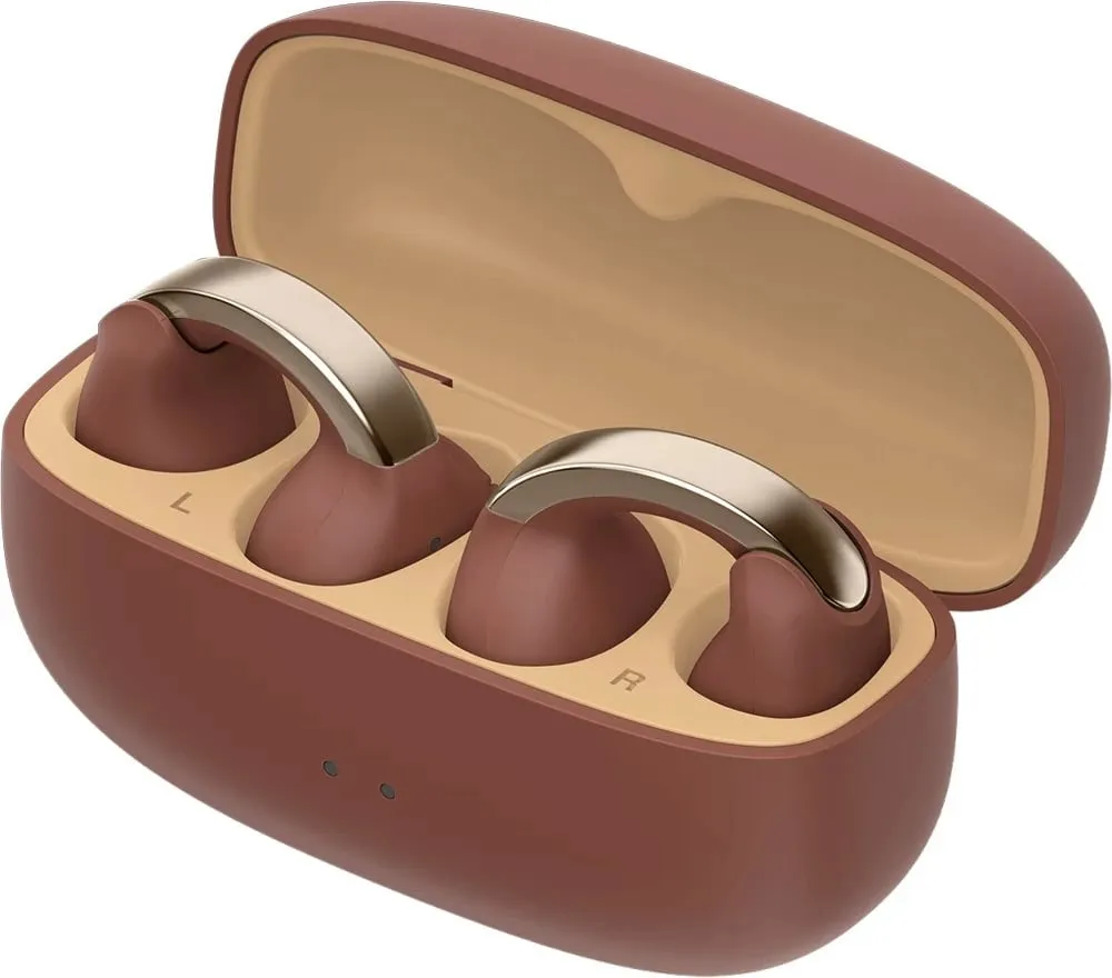 Kufje JVC HA-NP1TTU TWS earcuff, open-back, burgundy - 2
