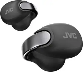 Kufje TWS JVC HA-NP1TBU, earcuff, open-back, të zeza