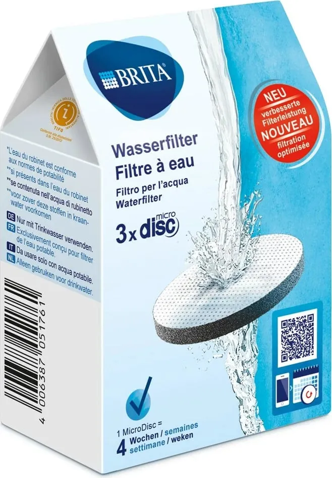 Filtër uji Brita MicroDisc, karbon i kompresuar, set 3 copë - 2