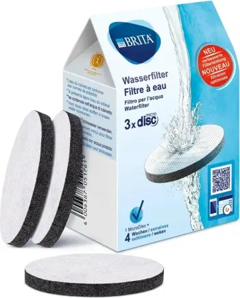 Filtër uji Brita MicroDisc, karbon i kompresuar, set 3 copë