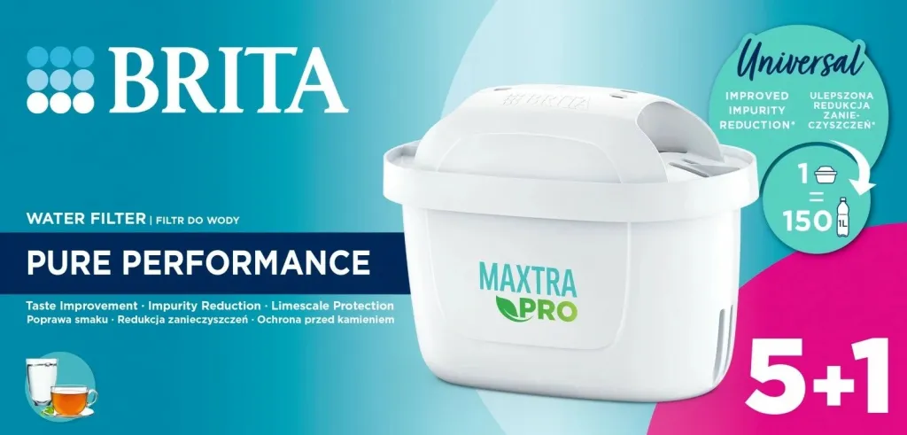 Filtrues uji Brita Maxtra+Pure Performance (6 copë) - 3