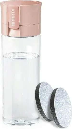 Shishe uji me filtër Brita Vital, 0.6L, pa BPA, rozë pastel