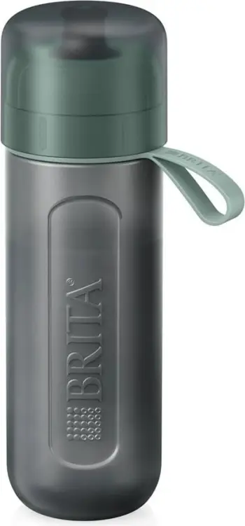 Shishe filtruese Brita Active, 0.6L, pa BPA, gri jeshile