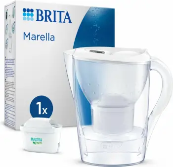 Filtër uji Brita Marella, 2.4L, plastikë, i bardhë