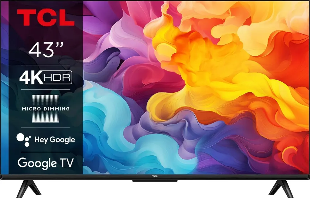 Televizor LED TCL 43P655, 43", 4K Ultra HD, Google TV, i zi - 2
