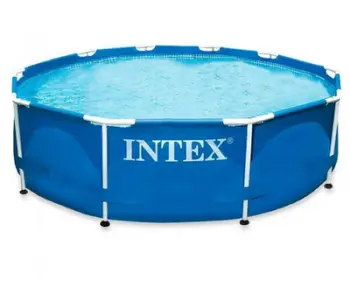 Pishinë + aksesorie Intex METAL FRAME 28200, e kaltër, 305x76cm