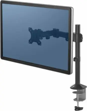 Mbajtëse tavoline për monitor Fellowes Reflex, 32", 17.6 lbs, e zezë