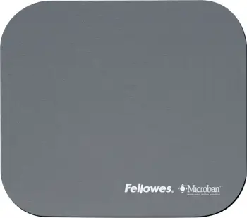 Mauspad Fellowes Microban 5934005, 23.4 x 20 cm, i hirtë