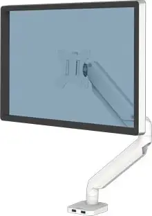 Mbajtëse monitori Fellowes Platinum Series, 40", 17.6kg, VESA, Full Motion, e bardhë