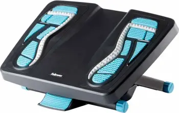 Mbështetës këmbësh Fellowes Energizer Ergonomic 8068001, lartësi e rregullueshme, platformë lëkundëse, i zi