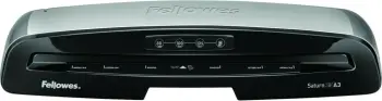 Laminator Fellowes Saturn 3i, A3, i ftohtë/ngrohtë, e zezë/argjendtë