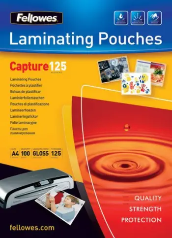 Xhepa laminimi Fellowes 5306702 65 x 95 mm 125 mikron, paketë 100 copë