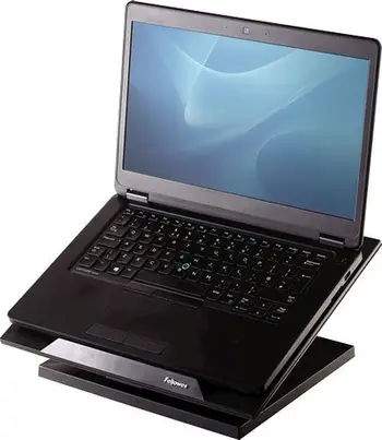 Mbajtëse laptopi Fellowes Designer Suites 8038401, deri 17", e rregullueshme, e zezë