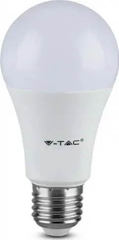 Llambë LED V Tac VT 2099, 8.5W, E27 A60, 6500K e bardhë e ftohtë