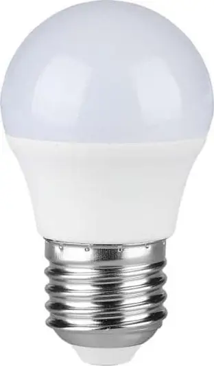 Llambë LED V TAC G45 4.5W, E27, 6500K, e bardhë e ftohtë