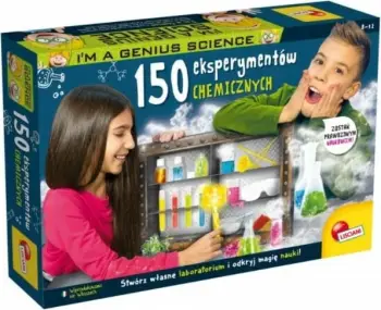Lojë tavoline Lisciani Im A Genius Science Kit 150 Eksperimente Kimie