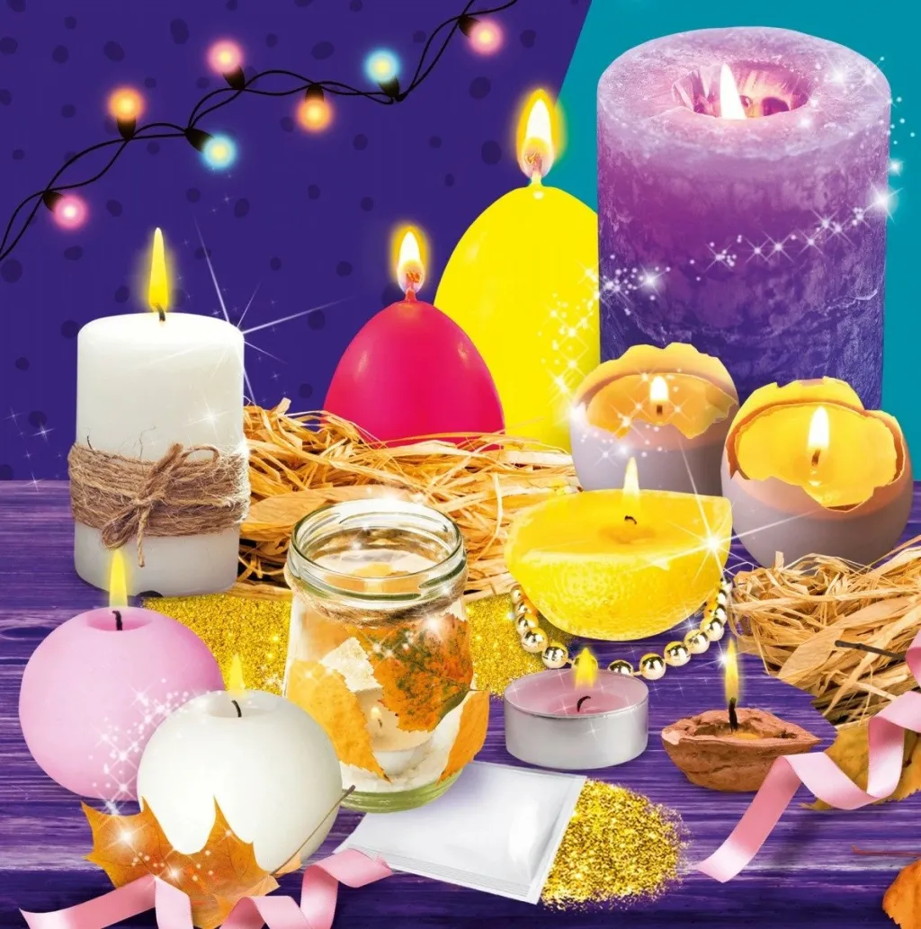Set edukativ Lisciani Im a Genius Candle Factory, shkencor, për krijim qirinjsh - 4