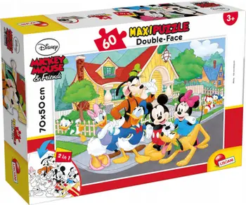 Lojë enigmë me dy anë Lisciani Mickey Mouse Maxi 60