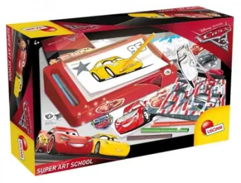 Set vizatimi Lisciani Super Art School - Cars 3