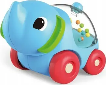 Set lojërash Lisciani Carotina Baby Little Elephant, makinë lodër me elefant, puzzle për fëmijë