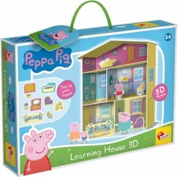 Lojë ndërtimi Lisciani Peppa Pig My 3D House, shtëpi 3D kartoni, mbi 3 vjeç, shumëngjyrëshe