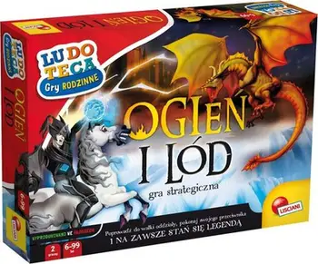 Loja tavolinë Lisciani Gra Ludoteca Fire and Ice, strategjike, për 2 lojtarë