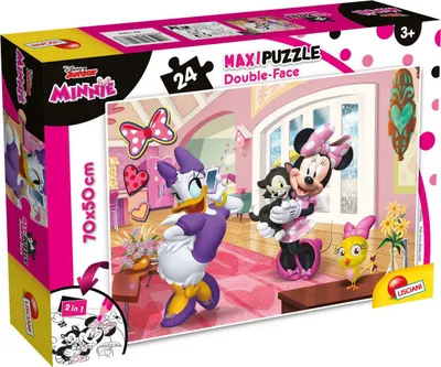 Puzzle dyanësore Lisciani - Miushja Minnie, 24 elemente - 1