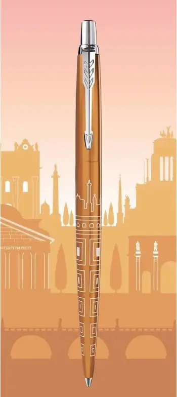 Stilolaps PARKER Jotter Special Edition Global Icons Rome, klip, ngjyrë ari, kuti dhurate