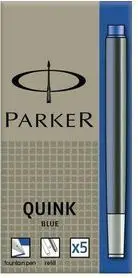 Fishekë ngjyre Parker (1950384), 5 copë, të kaltër