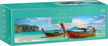 Puzzle panoramik Interdruk Around the World 2, 1000 copa, 96 x 32 cm, shumëngjyrëshe