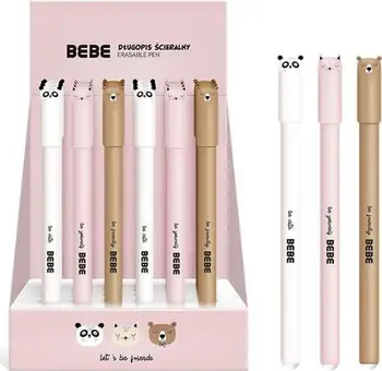 Stilolaps i fshirshëm Interdruk Erasable Pen BB Friends Girls, 0.5mm, bojë blu, set 24 copë